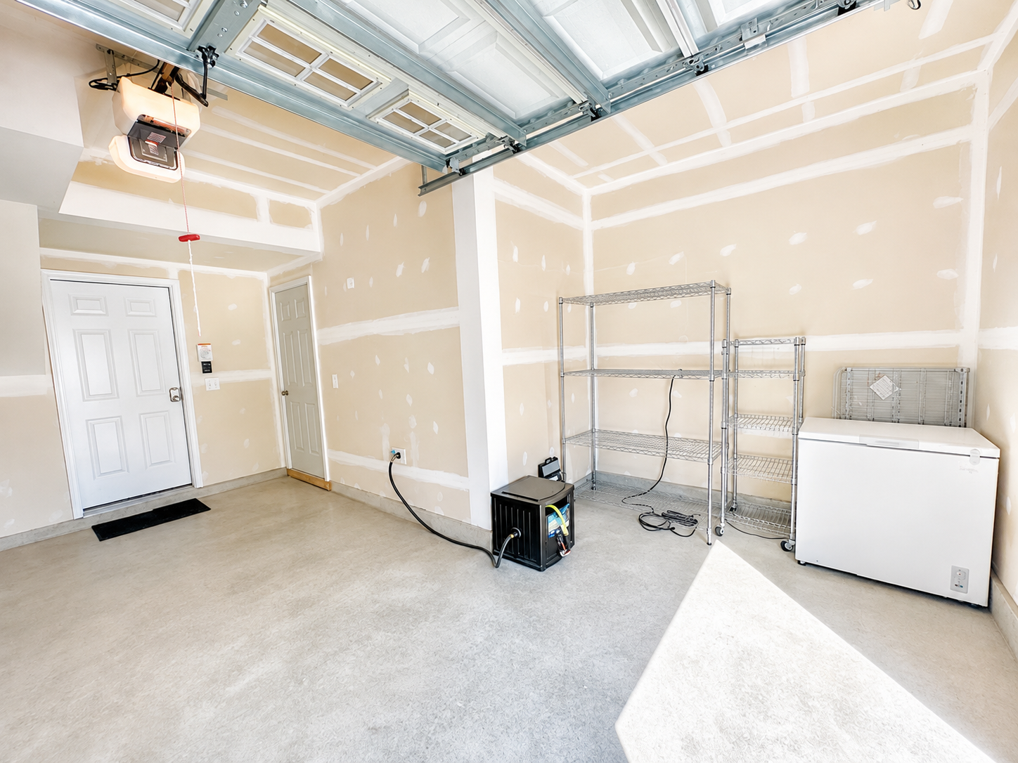 Private garage interior